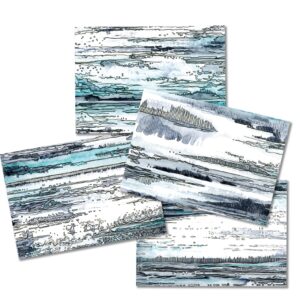 Abstract Oceans Card Set